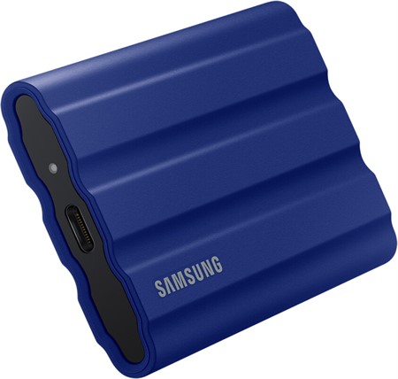 Samsung T7 2TB Shield Blå Portabel hårddisk
